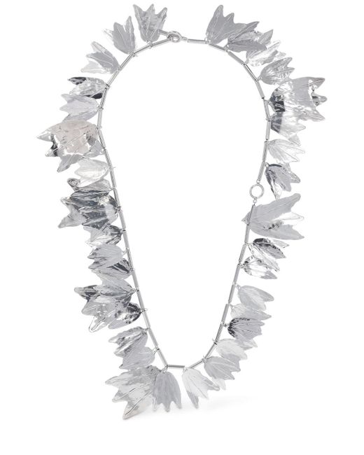 Jil Sander Metallic Culture 2 Collar Necklace