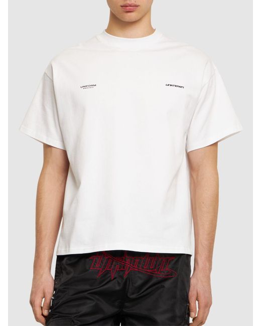 T-shirt en coton Unknown pour homme en coloris White