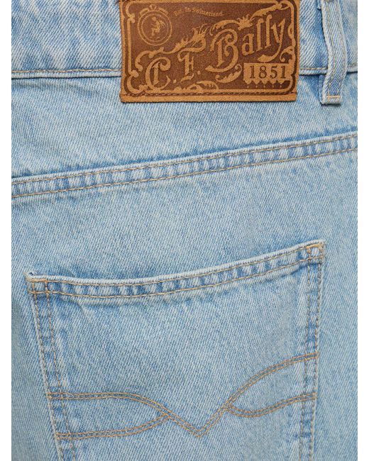 Bally Jeans Aus Baumwolldenim Mit Geradem Schnitt in Blue für Herren