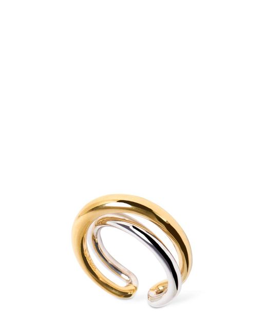 Charlotte Chesnais Metallic Bague Initial Vermeil & Silver Ring