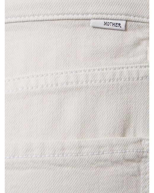 Jeans de algodón Mother de color White