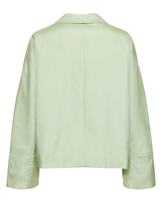 Aspesi Green Nylon Single Breast Jacket