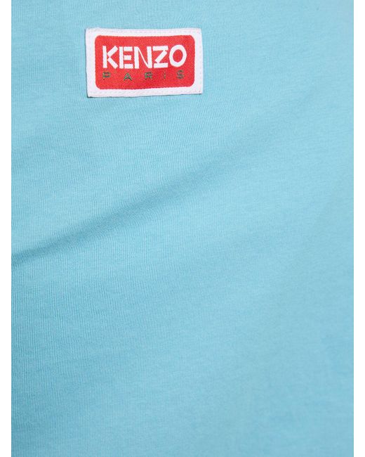 メンズ KENZO ブルー Paris Boke Flower Tシャツ Blue