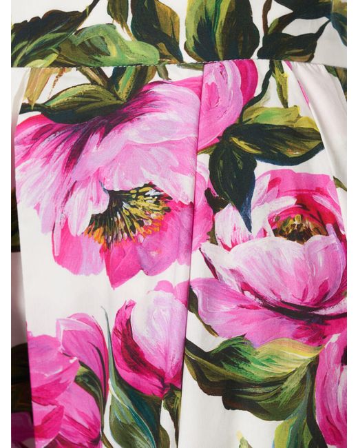 Dolce & Gabbana ポプリンミディスカート Pink