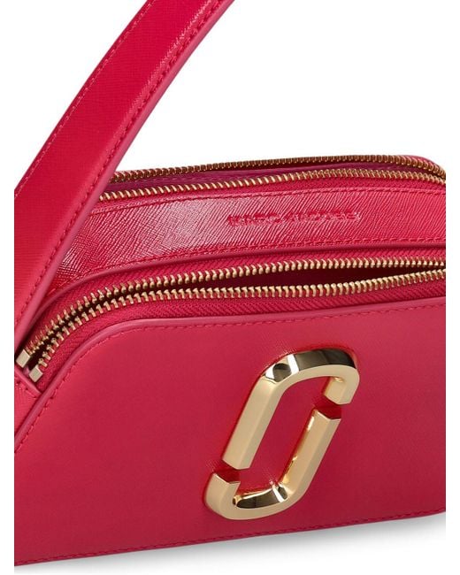 Marc Jacobs Red The Slingshot Leather Shoulder Bag