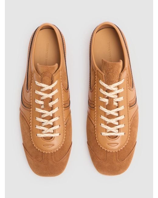 メンズ Dries Van Noten スエードスニーカー Brown
