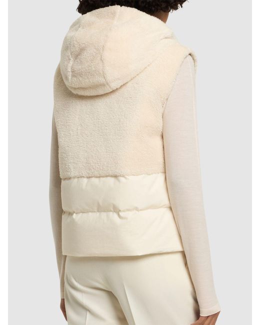 Moncler Natural Teddy Capsule Floy Down Vest