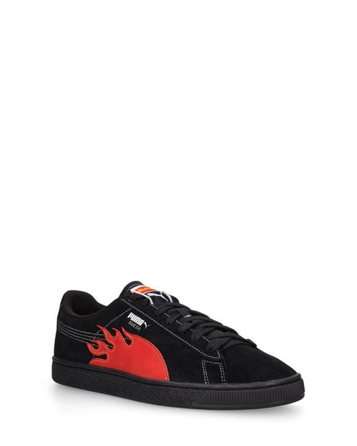 PUMA Black Butter Goods Classic Suede Sneakers for men
