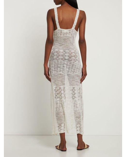 ALEX RIVIÈRE STUDIO Malibu コットンブレンドドレス White
