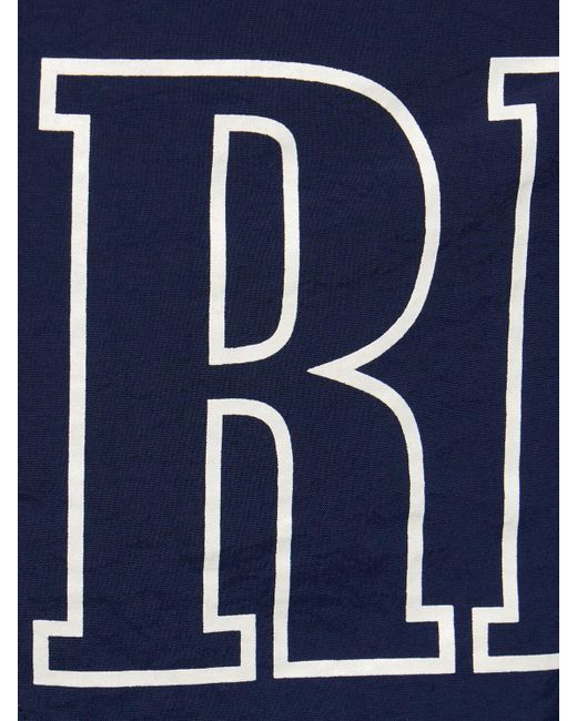 Rhude Blue Logo Track Shorts for men