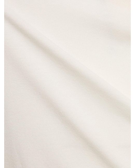 Pull-over en coton ultra-fin à col ras-du-cou Tom Ford pour homme en coloris White