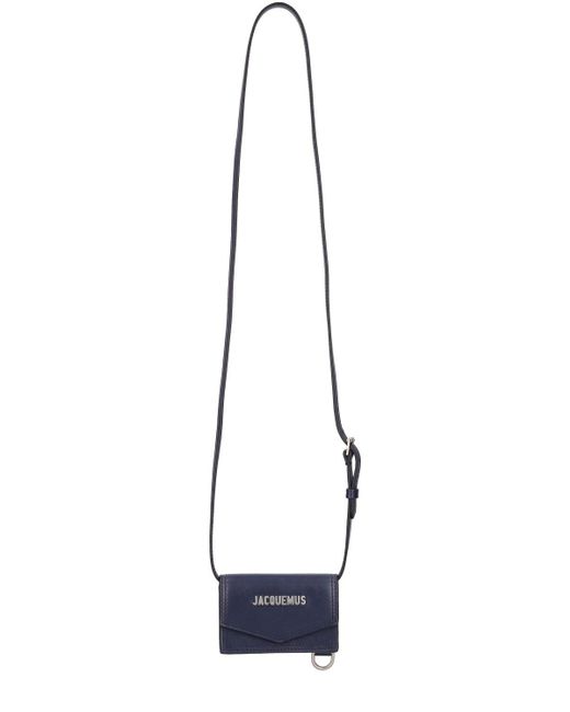 Jacquemus Le Porte Azur Leather Crossbody Bag in Blue for Men | Lyst UK