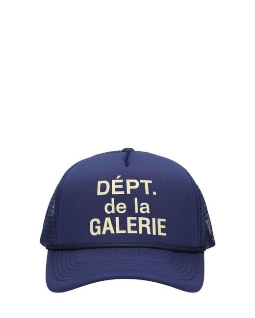 GALLERY DEPT. Blue French Logo Trucker Hat for men