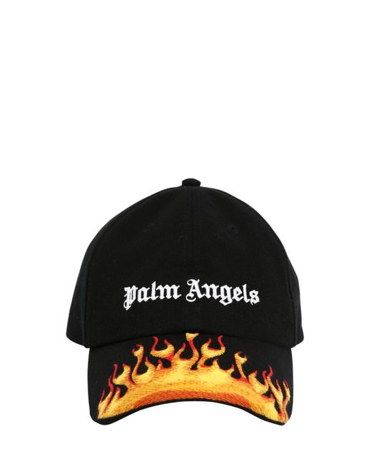 Gorra de béisbol Flames Palm Angels de hombre de color Black