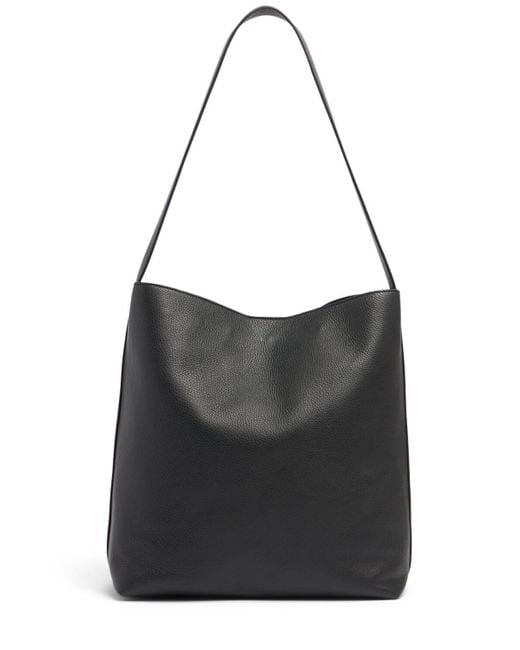 Aesther Ekme Black Sac Supple Grained Leather Tote Bag