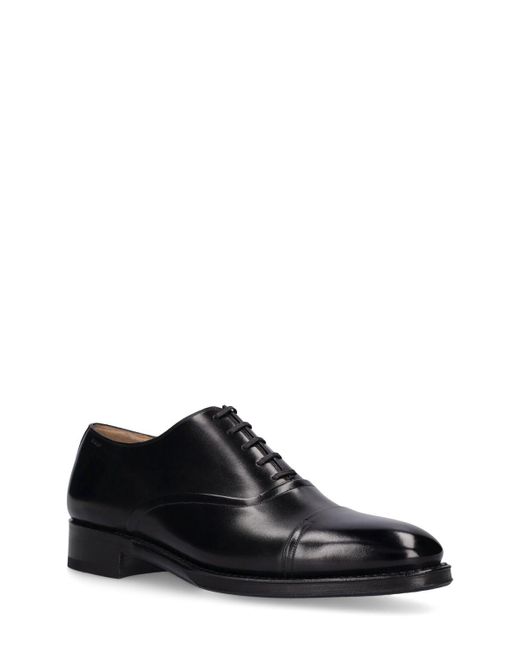 Bally Black Sadhy Leather Lace-up Shoes for men