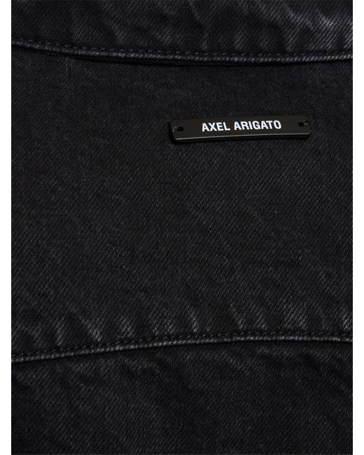 Camicia twist in cotone di Axel Arigato in Black da Uomo
