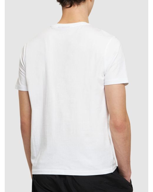 Napapijri White Salis Cotton Short Sleeve T-shirt for men
