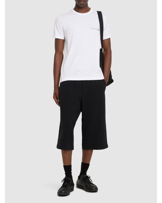 Comme des Garçons Herren T-Shirt Mit Commes Des Garcons-Logo in White für Herren