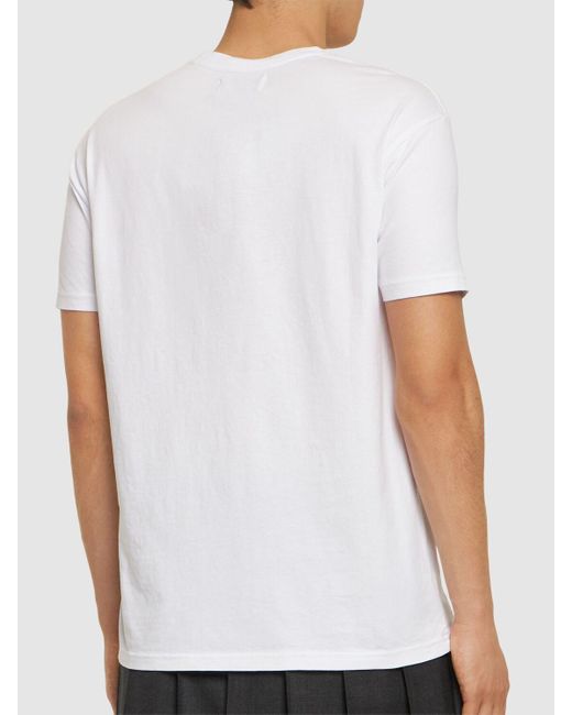 Vivienne Westwood White Bone Print Cotton T-shirt for men