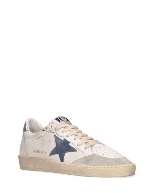 Golden Goose Deluxe Brand White Lvr Exclusive Ball Star Leather Sneakers for men