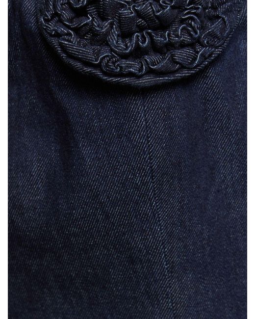 Vestito eclipse boob in cotone di THE GARMENT in Blue