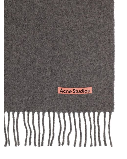 メンズ Acne Canada ウールストール Gray