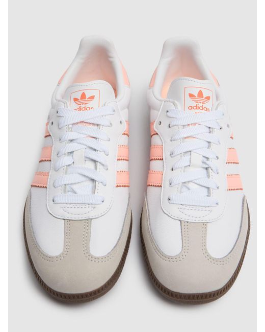 Adidas Originals Pink Samba Og Sneakers