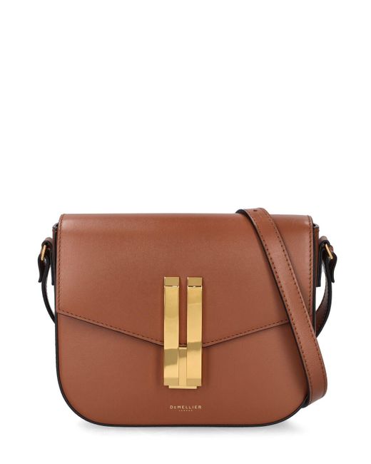 DeMellier London Brown Small Vancouver Smooth Leather Bag