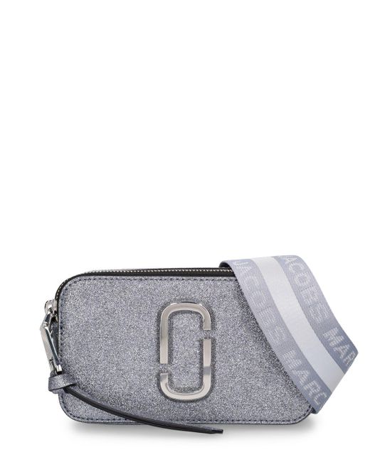 Marc Jacobs Gray The Snapshot Leather Shoulder Bag