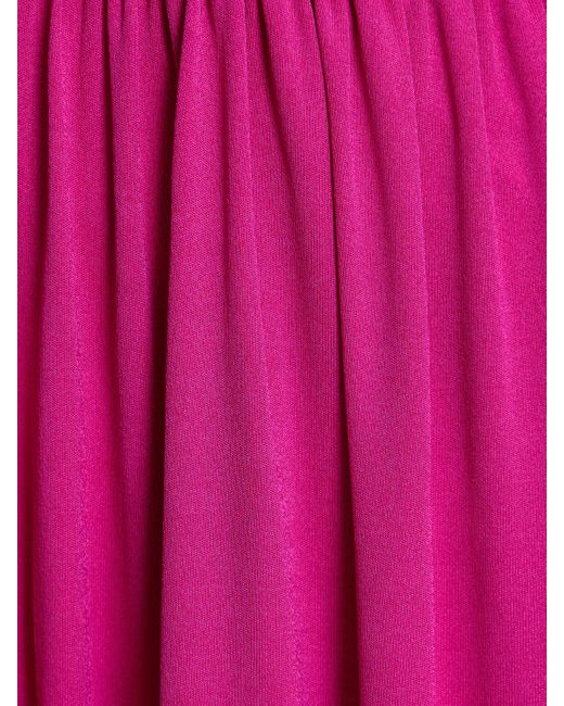 Giambattista Valli ジャージーマキシドレス Pink