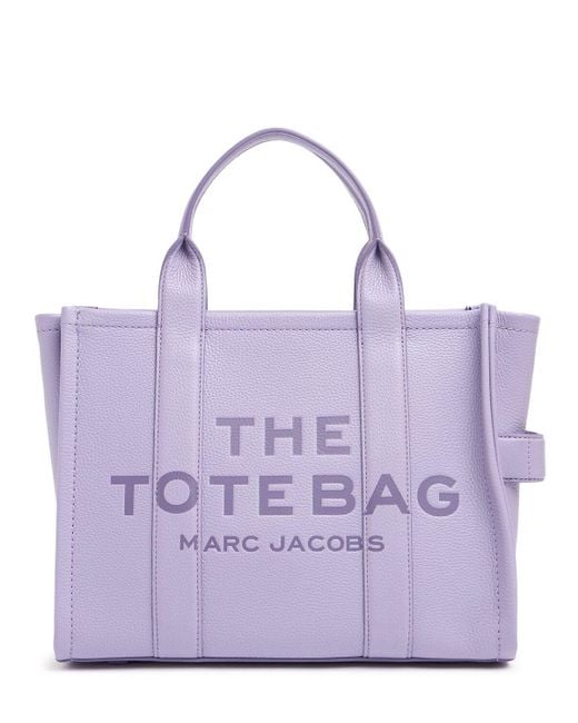 Marc Jacobs Purple Ledertasche "the Medium Tote"