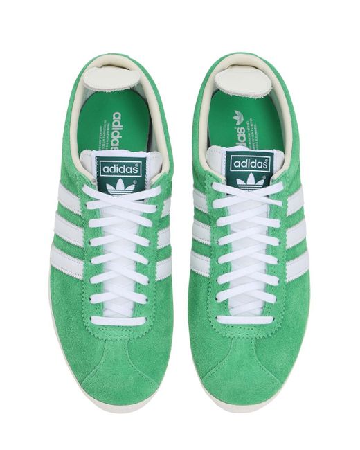 mens green gazelle trainers