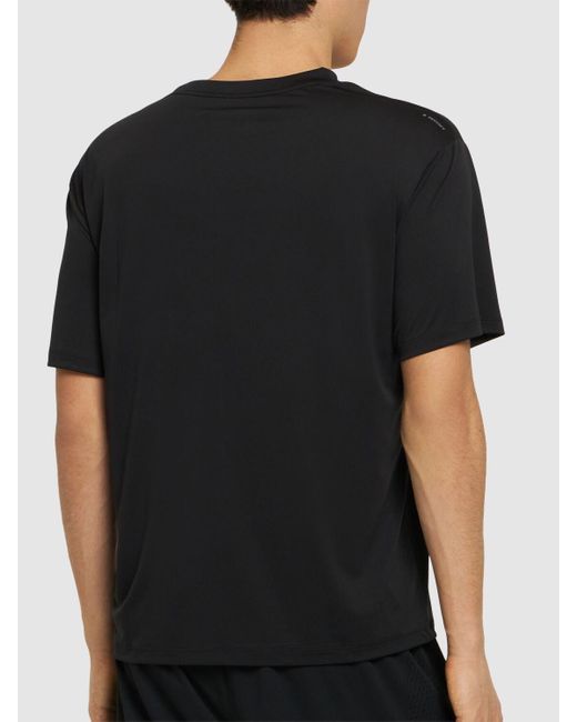 T-shirt en tissu technique auralite Satisfy pour homme en coloris Black