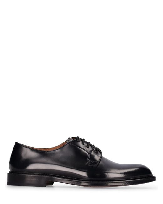 Chaussures derby à lacets en cuir Doucal's pour homme en coloris Black