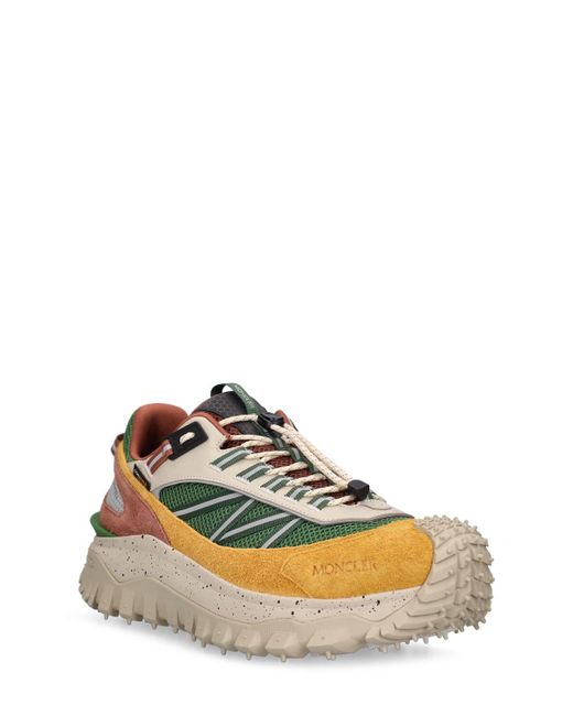 3 MONCLER GRENOBLE 45mm Hohe Nylonstricksneakers "trailgrip" in Multicolor für Herren