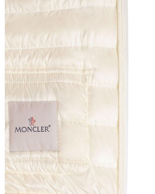 Moncler Natural Lans Nylon Short Down Jacket