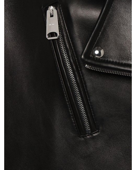 Khaite ハンゼルレザージャケット Black