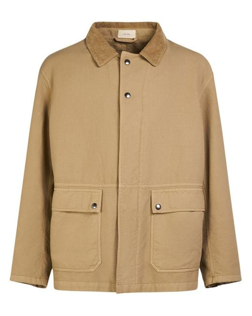 The Row Natural Frank Zipped Cotton Jacket for men