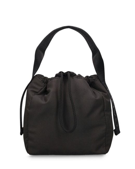 Ganni Black Recycled Tech Top Handle Bag
