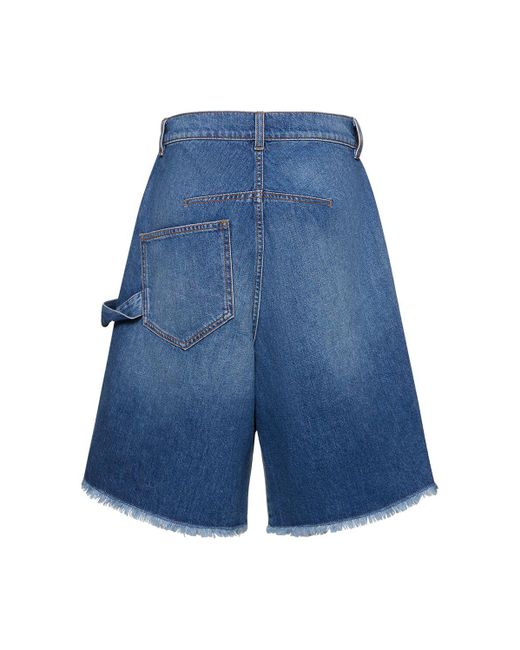 Shorts in denim di J.W. Anderson in Blue