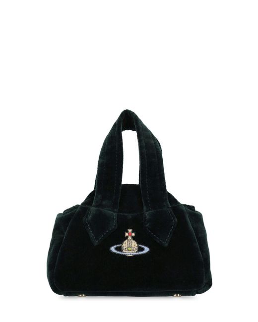 Bolso de hombro mini archive yasmine de terciopelo Vivienne Westwood de color Black