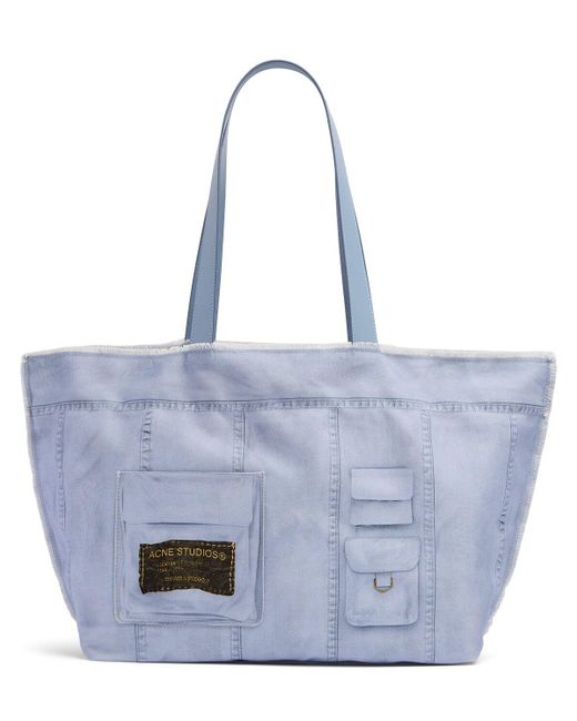 Acne Blue Denim Tote Bag