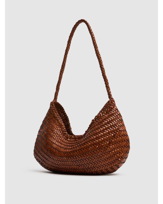Dragon Diffusion Nova Luna レザーショルダーバッグ Brown