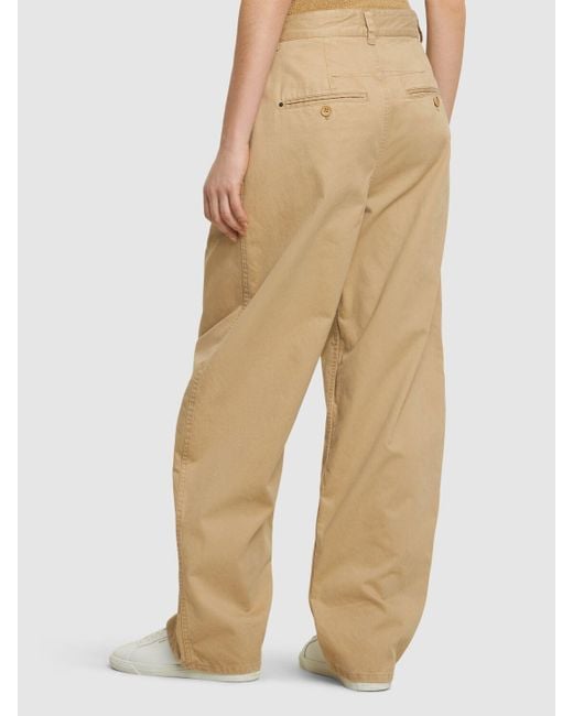 Pantalon ample en coton lenadi Isabel Marant en coloris Natural