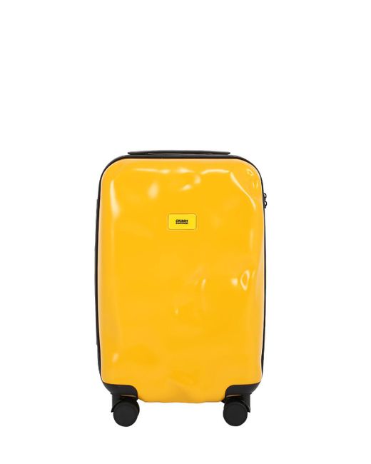 Crash Baggage Yellow 40l 4-wheel Spinner Carry On Trolley