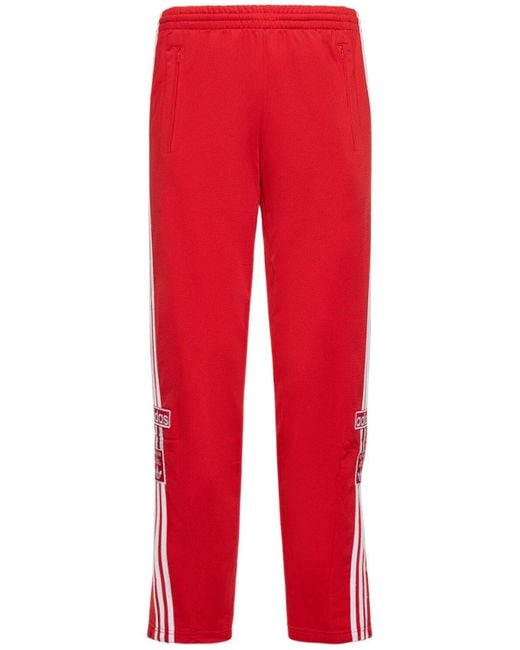 Adidas Originals Red Adibreak Tech Pants for men