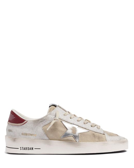 メンズ Golden Goose Deluxe Brand Stardan レザーラミネートスニーカー White