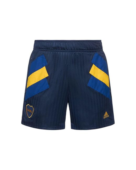Adidas Originals Blue Boca Junior Icon Shorts for men