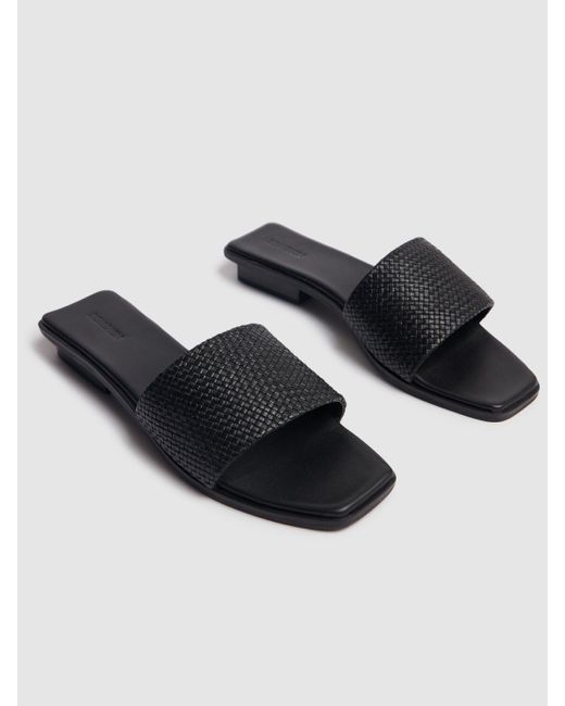 Bembien Black 10mm Ramona Leather Slides